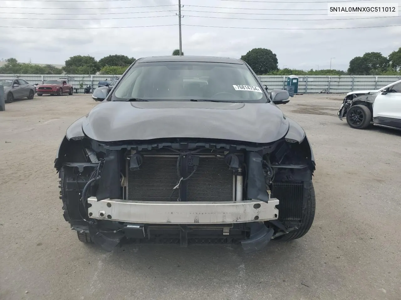 2016 Infiniti Qx60 VIN: 5N1AL0MNXGC511012 Lot: 76814754