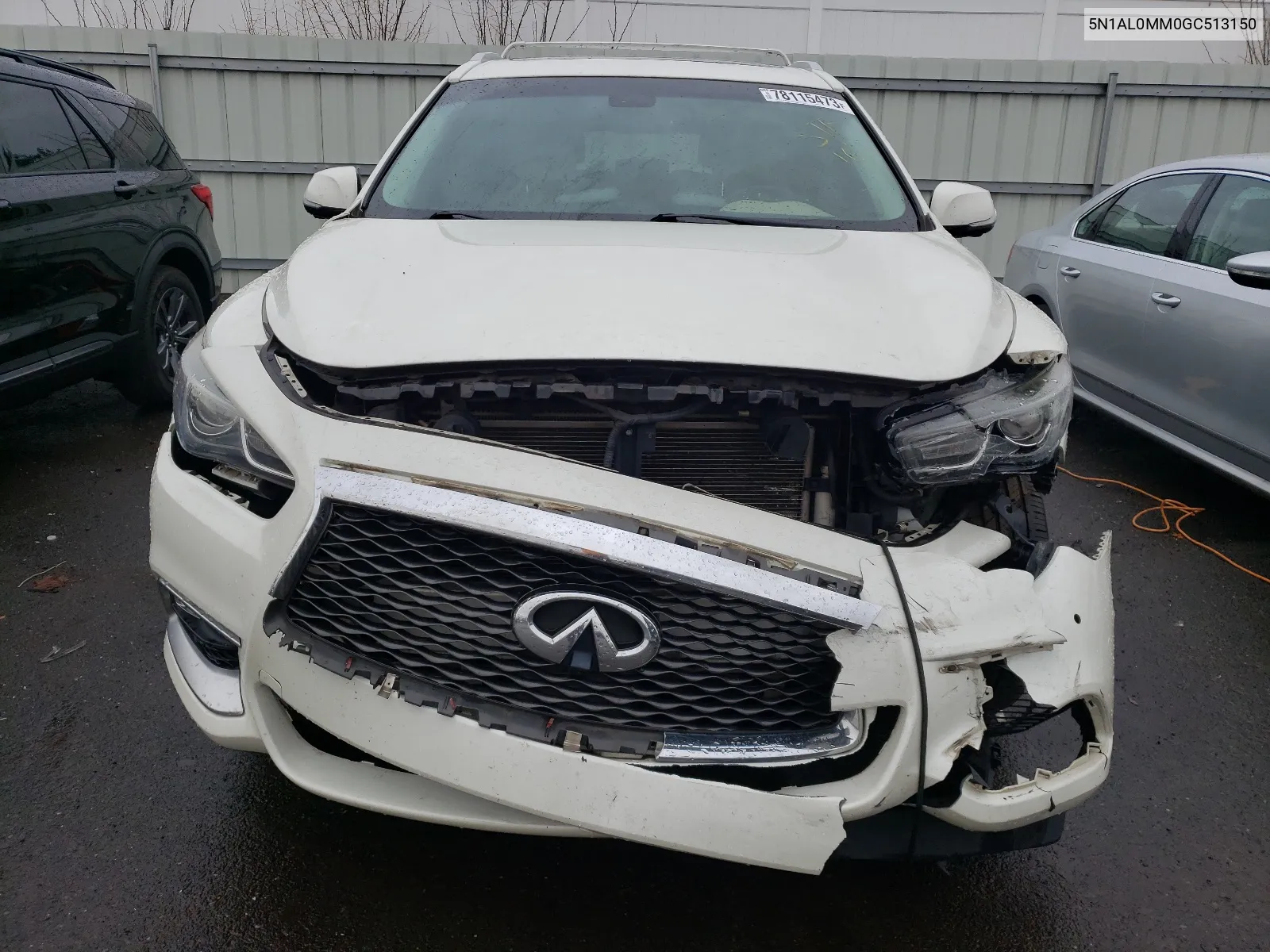 2016 Infiniti Qx60 VIN: 5N1AL0MM0GC513150 Lot: 78115473