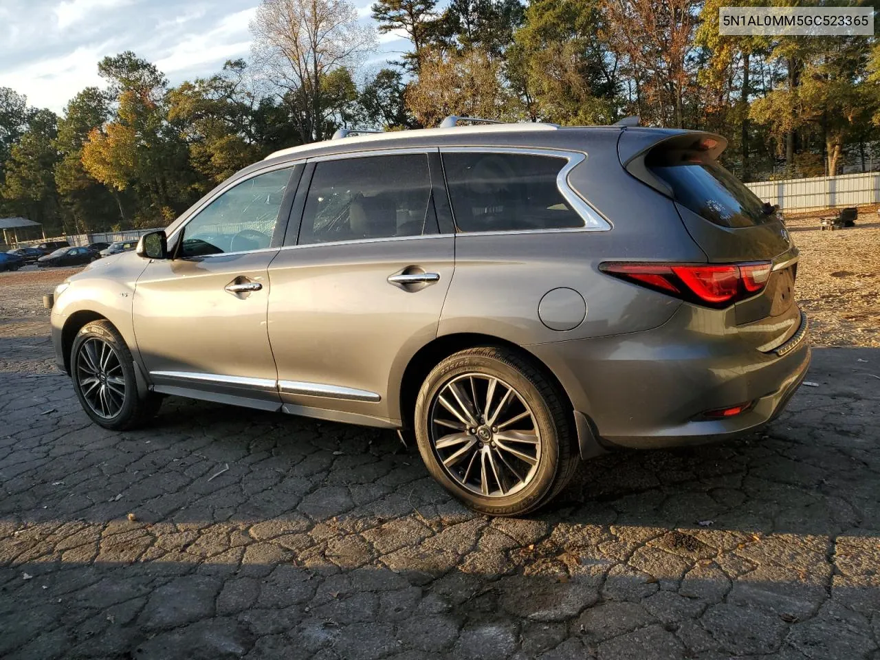 2016 Infiniti Qx60 VIN: 5N1AL0MM5GC523365 Lot: 78355634