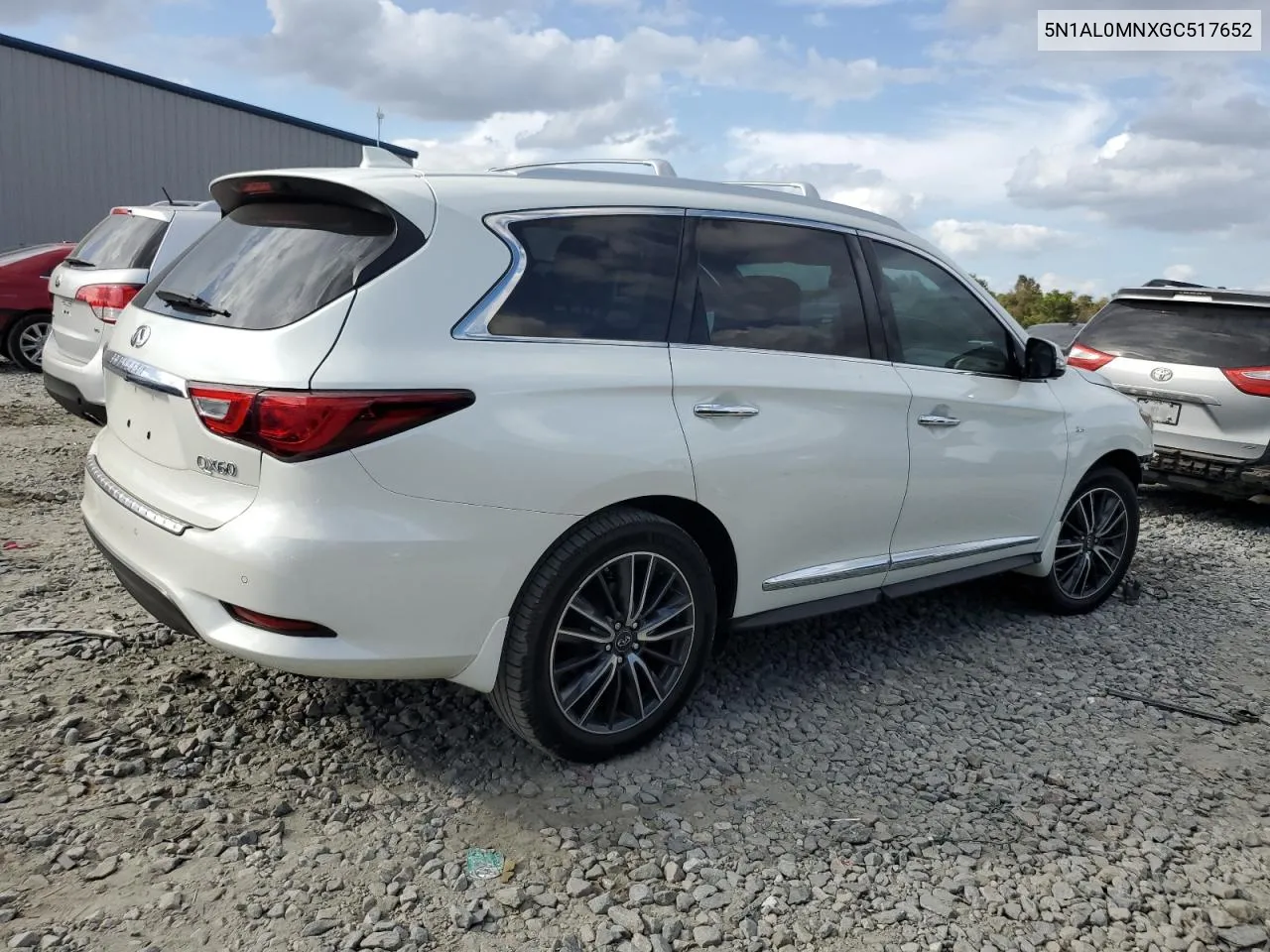 2016 Infiniti Qx60 VIN: 5N1AL0MNXGC517652 Lot: 78686534