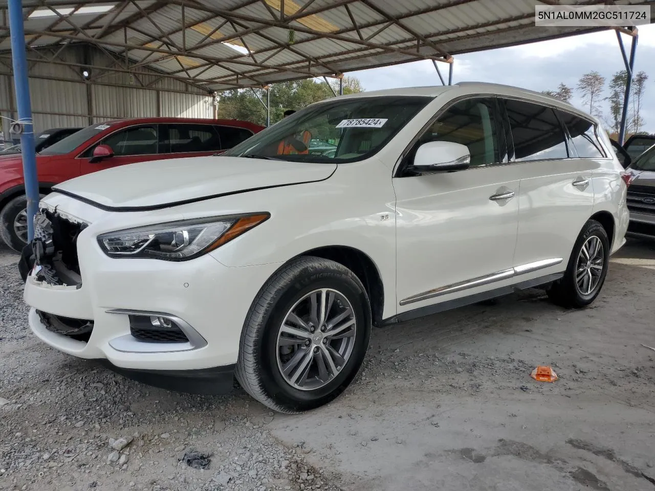 2016 Infiniti Qx60 VIN: 5N1AL0MM2GC511724 Lot: 78785424