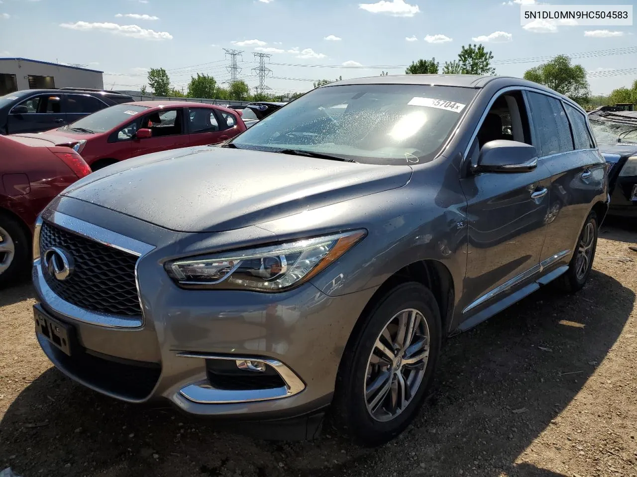 2017 Infiniti Qx60 VIN: 5N1DL0MN9HC504583 Lot: 55165704