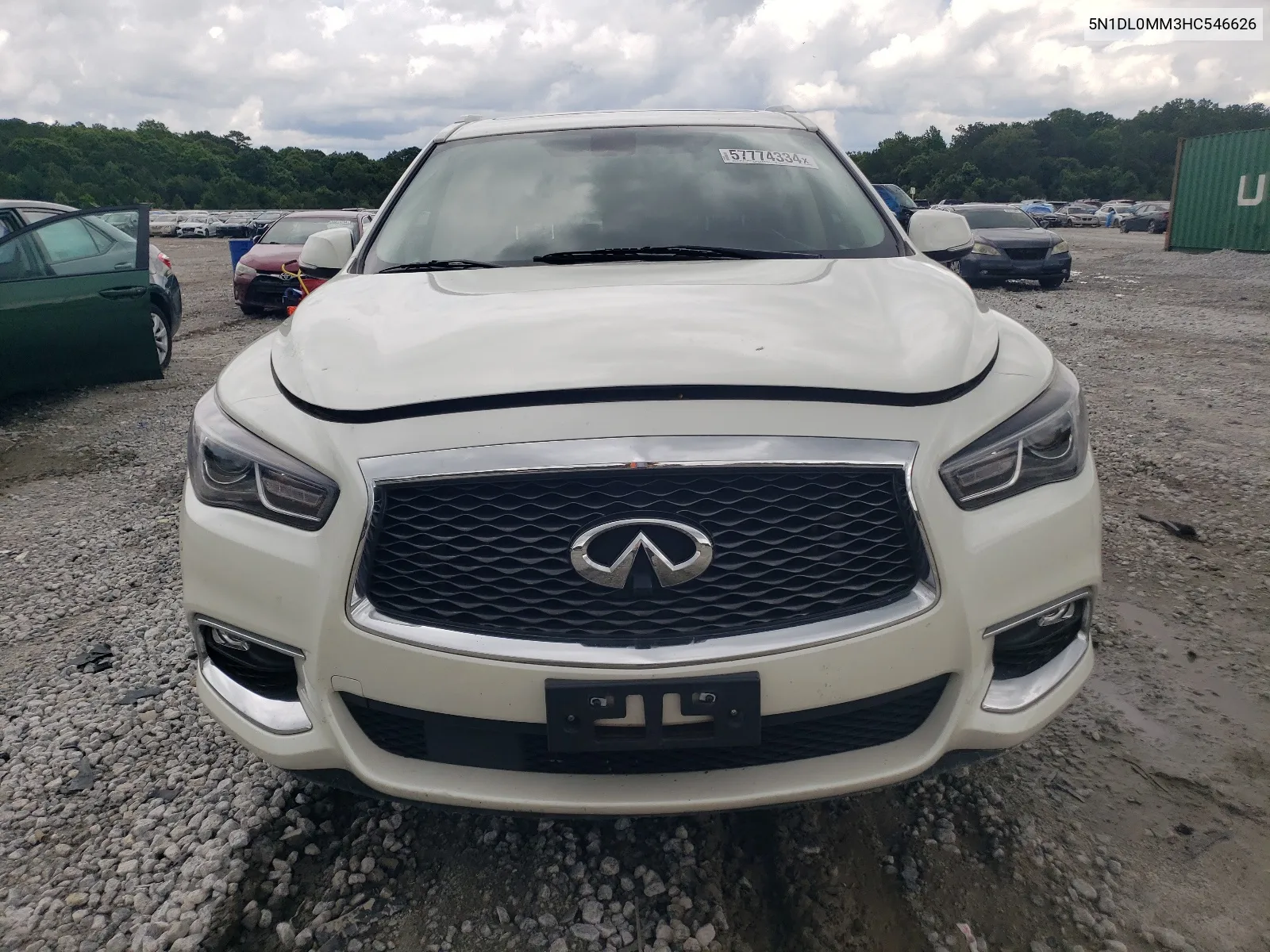 2017 Infiniti Qx60 VIN: 5N1DL0MM3HC546626 Lot: 57774334