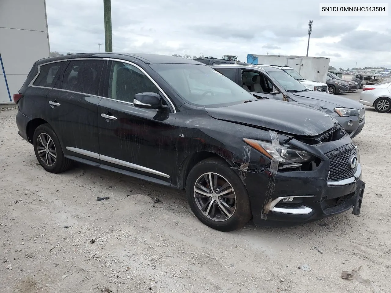 2017 Infiniti Qx60 VIN: 5N1DL0MN6HC543504 Lot: 58511094