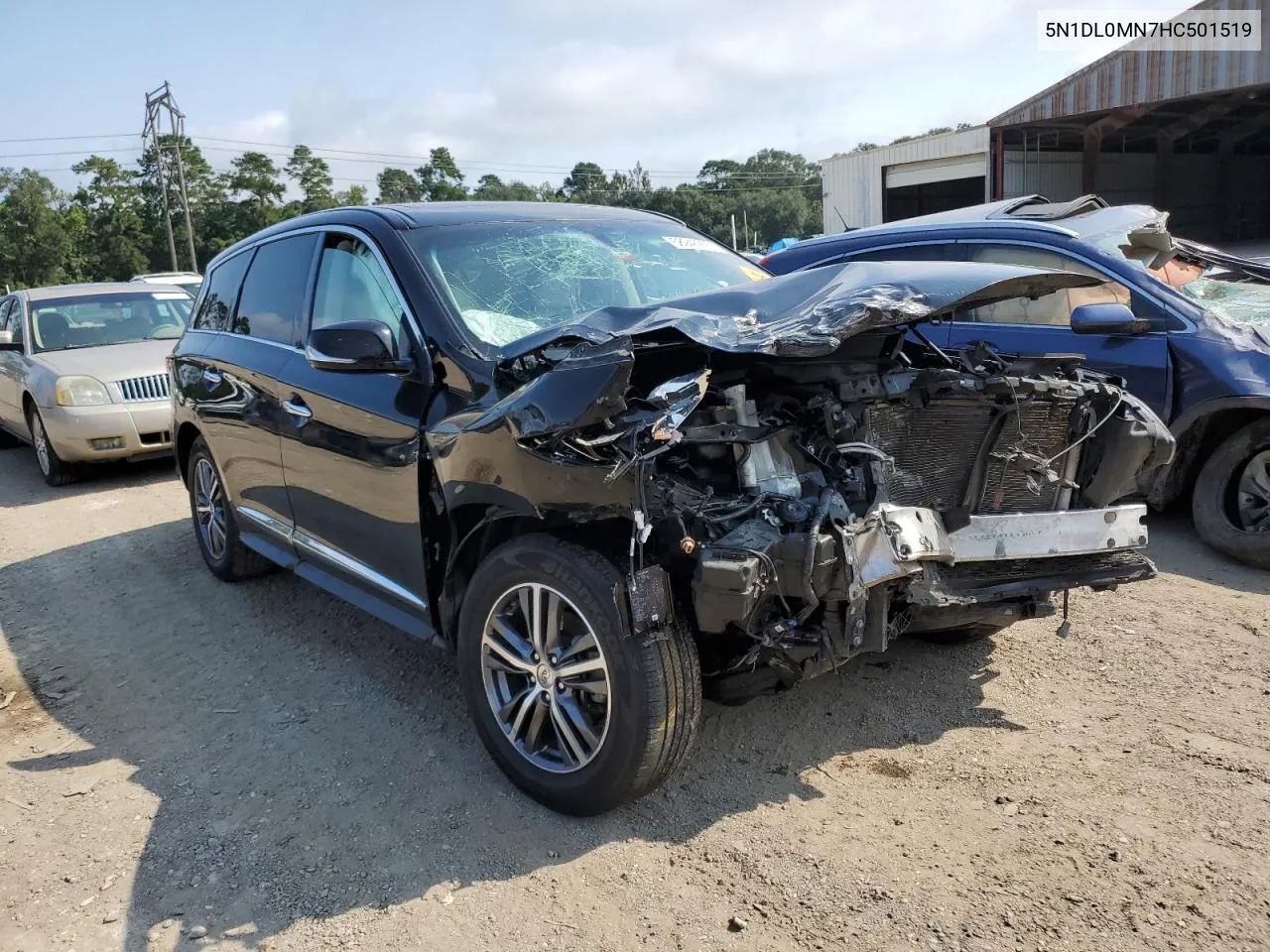 2017 Infiniti Qx60 VIN: 5N1DL0MN7HC501519 Lot: 58946992