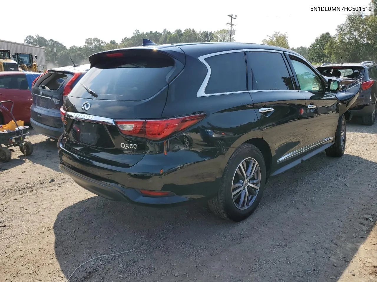 2017 Infiniti Qx60 VIN: 5N1DL0MN7HC501519 Lot: 58946992