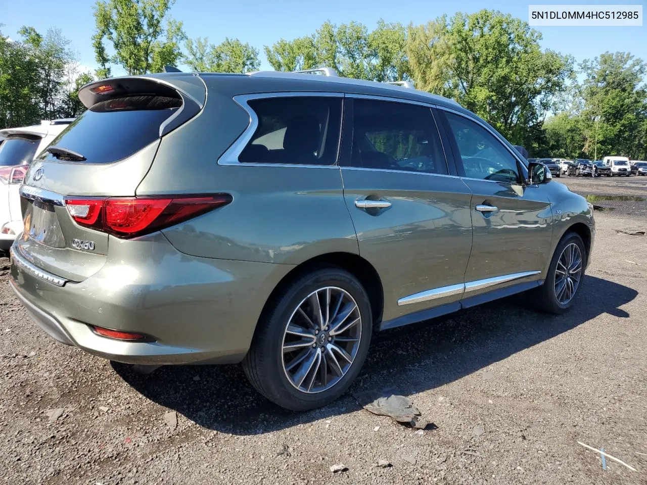 2017 Infiniti Qx60 VIN: 5N1DL0MM4HC512985 Lot: 60513214