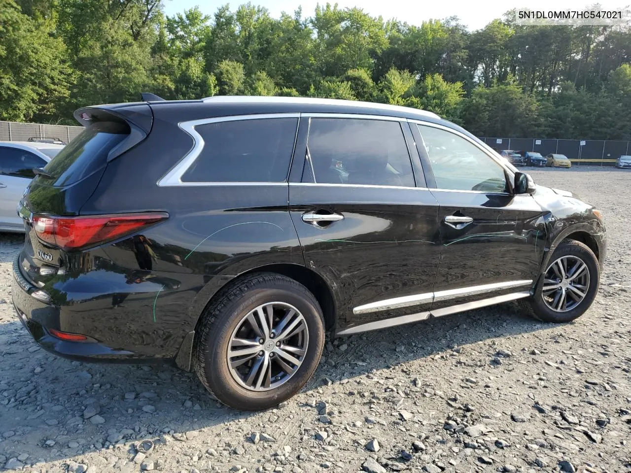 2017 Infiniti Qx60 VIN: 5N1DL0MM7HC547021 Lot: 62092054