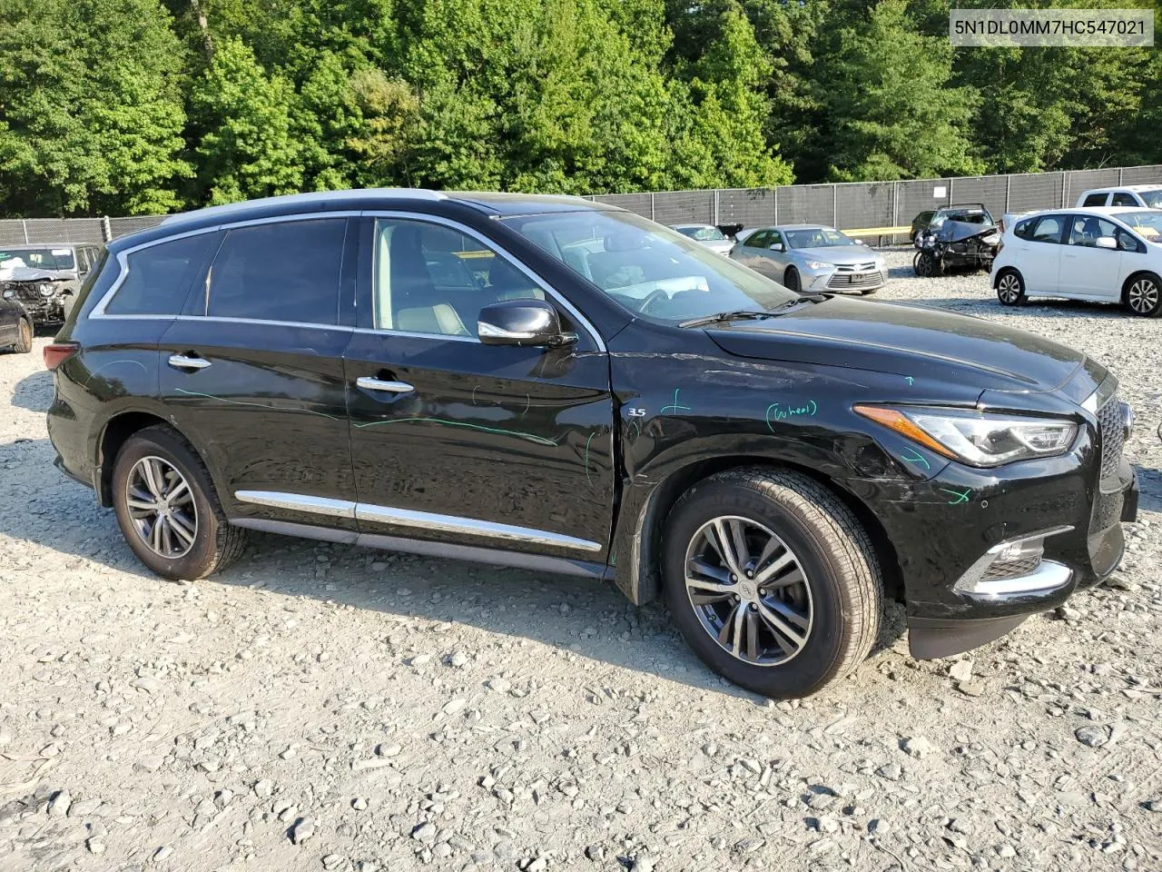 2017 Infiniti Qx60 VIN: 5N1DL0MM7HC547021 Lot: 62092054