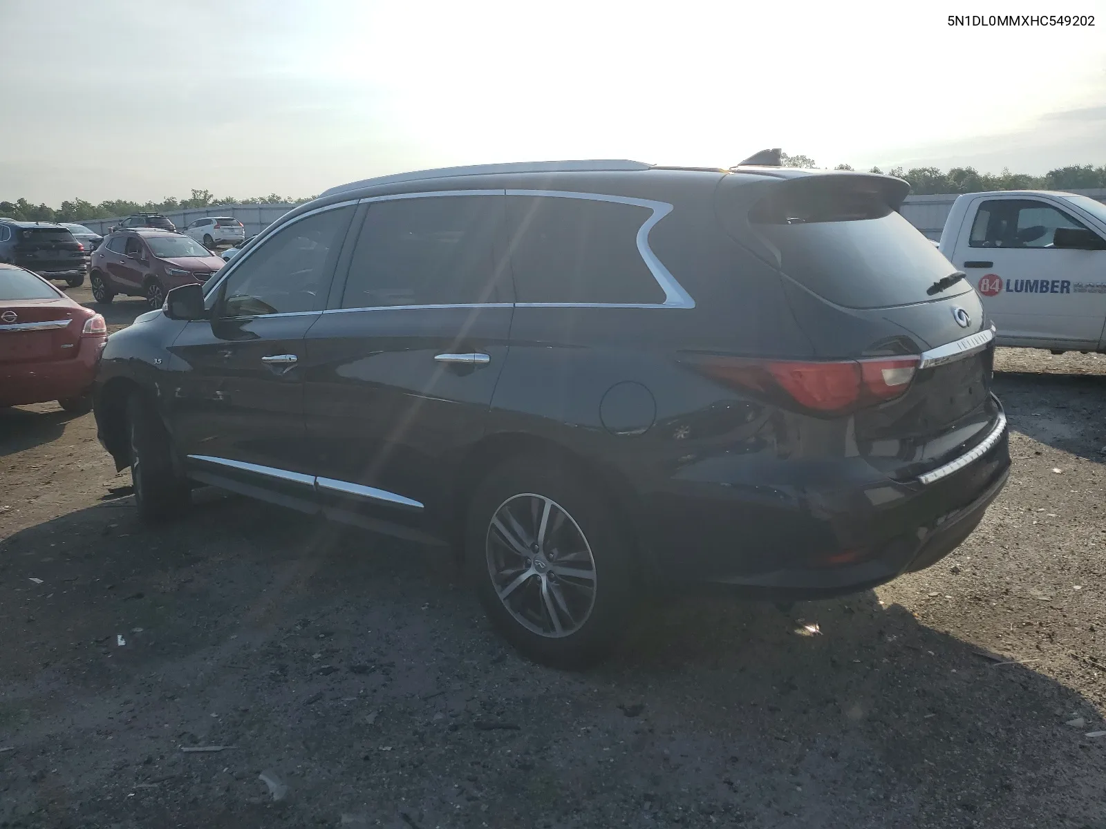 2017 Infiniti Qx60 VIN: 5N1DL0MMXHC549202 Lot: 62698234