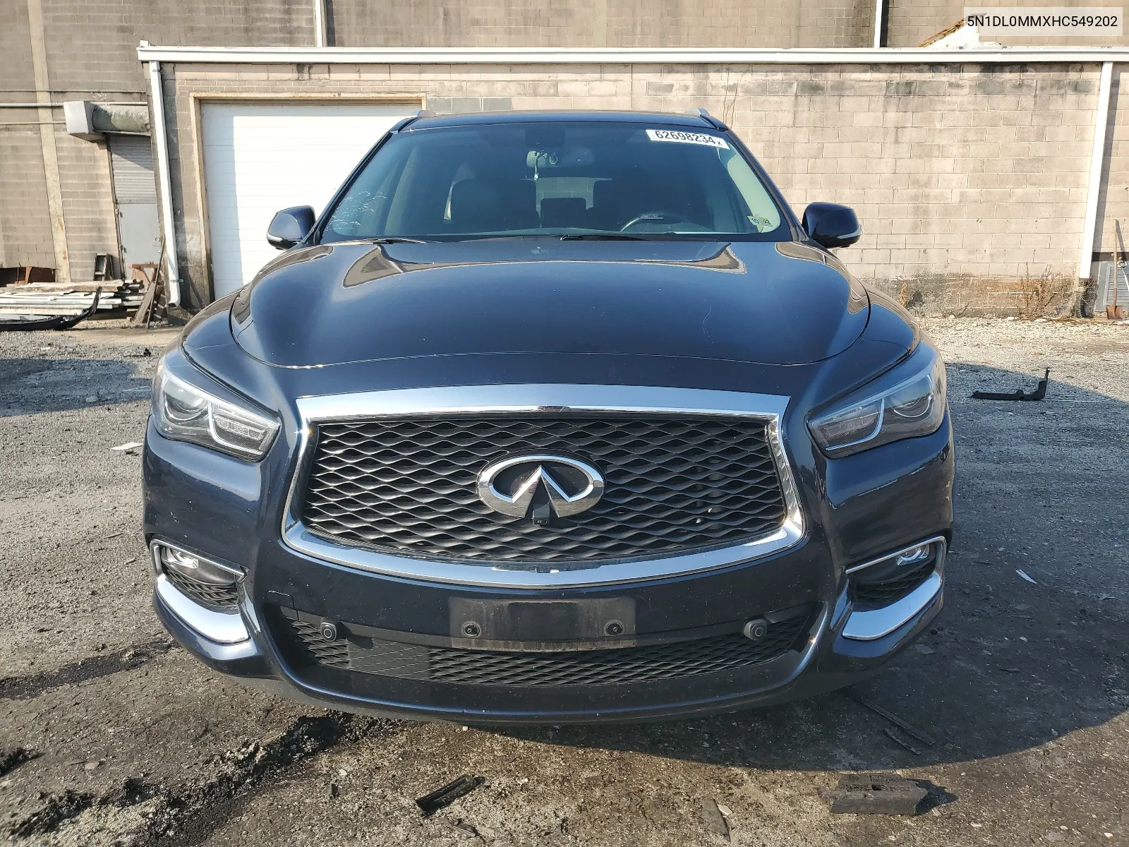 2017 Infiniti Qx60 VIN: 5N1DL0MMXHC549202 Lot: 62698234