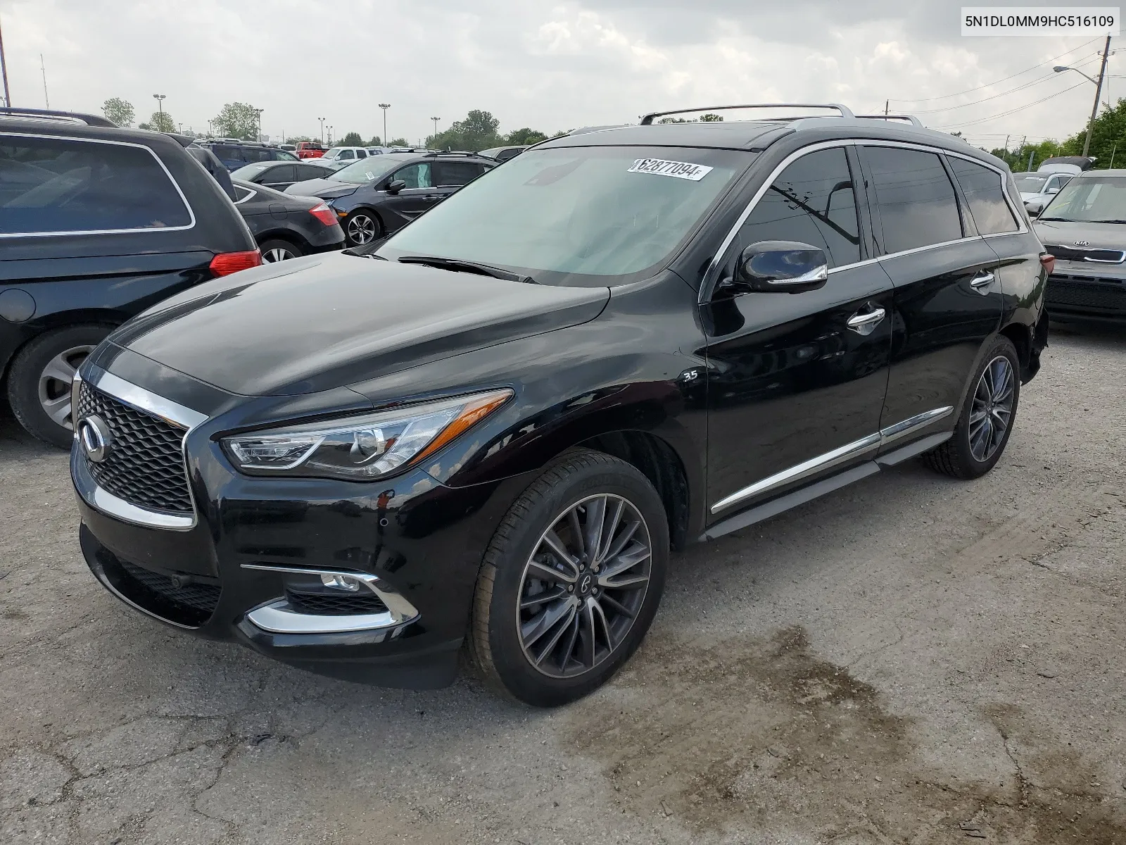 2017 Infiniti Qx60 VIN: 5N1DL0MM9HC516109 Lot: 62877094