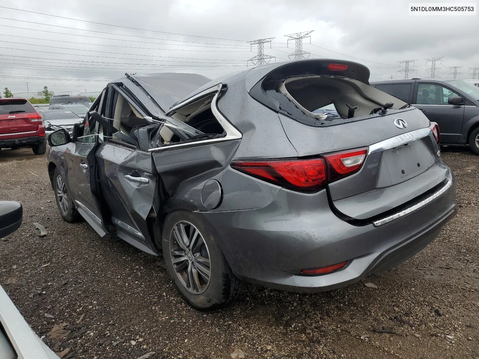 2017 Infiniti Qx60 VIN: 5N1DL0MM3HC505753 Lot: 64102614