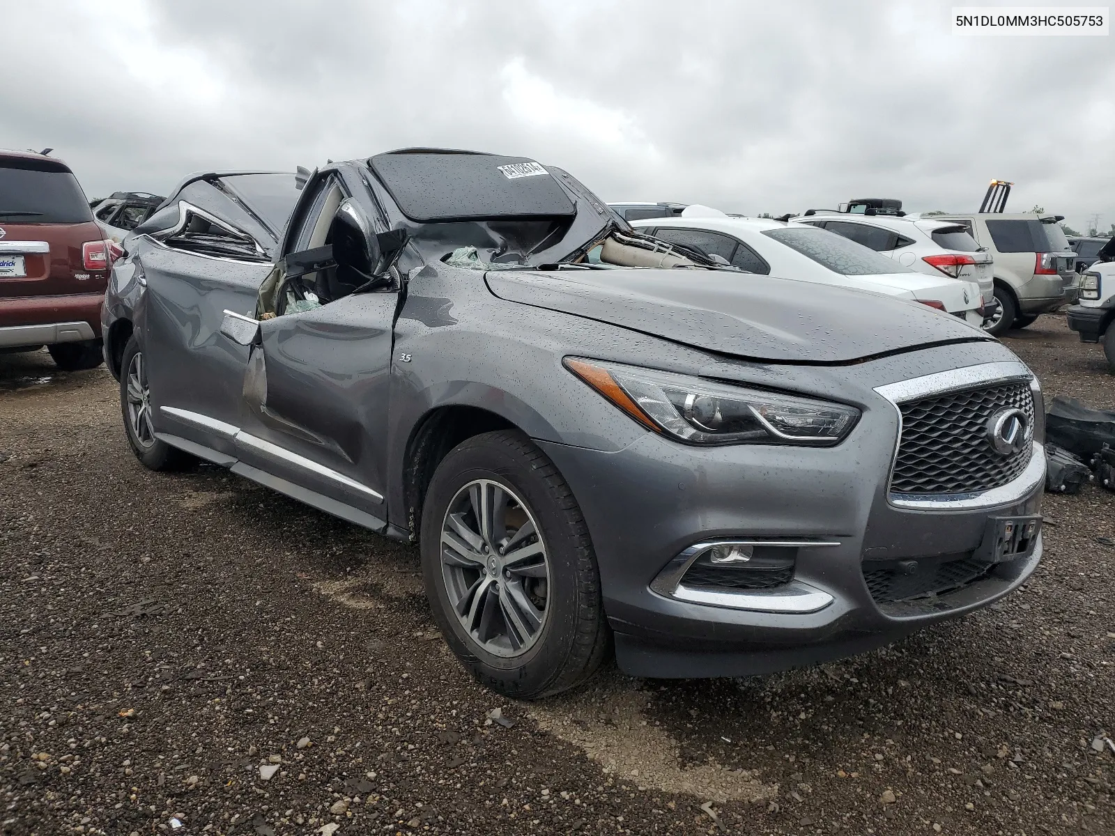 2017 Infiniti Qx60 VIN: 5N1DL0MM3HC505753 Lot: 64102614