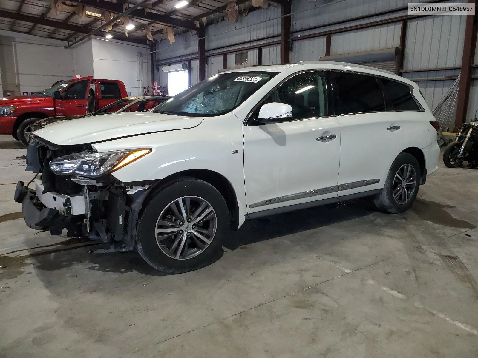 2017 Infiniti Qx60 VIN: 5N1DL0MN2HC548957 Lot: 64806924