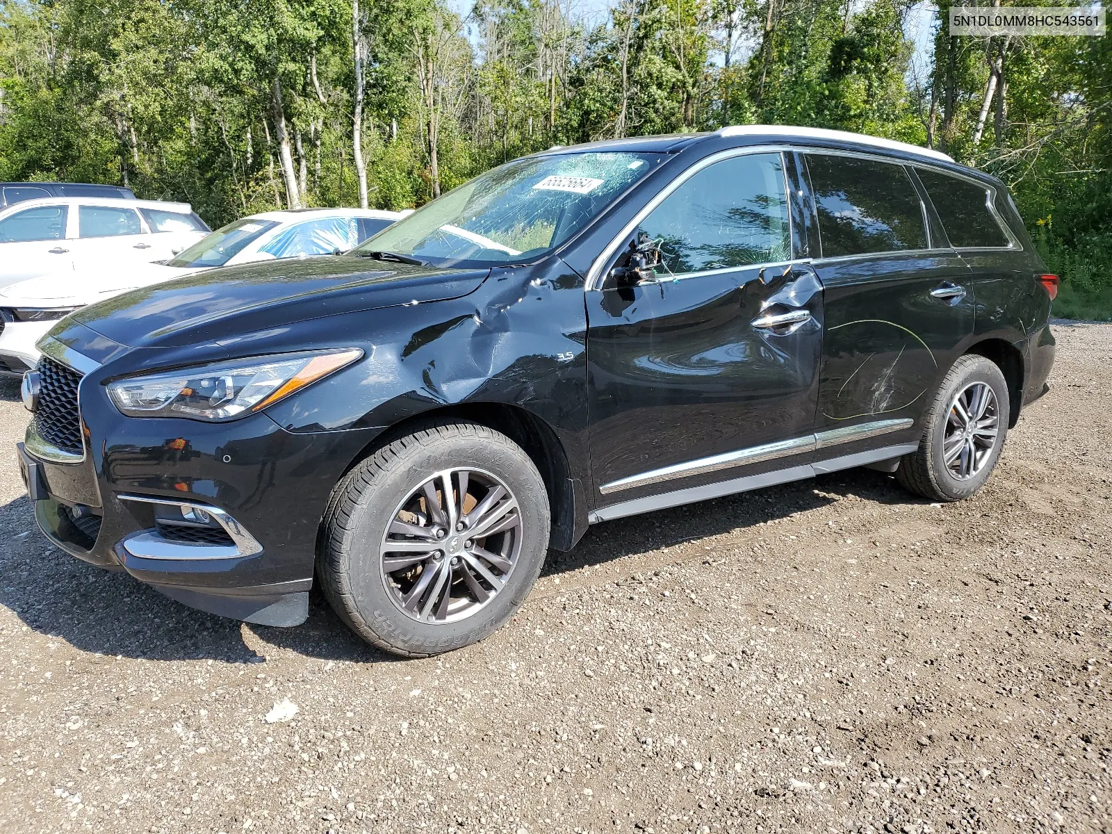 2017 Infiniti Qx60 VIN: 5N1DL0MM8HC543561 Lot: 65525664