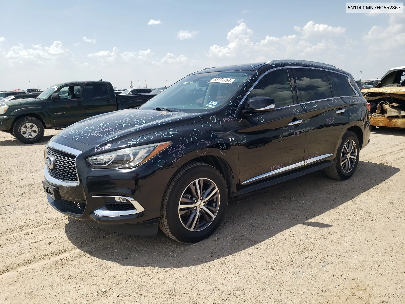 2017 Infiniti Qx60 VIN: 5N1DL0MN7HC552857 Lot: 65771764