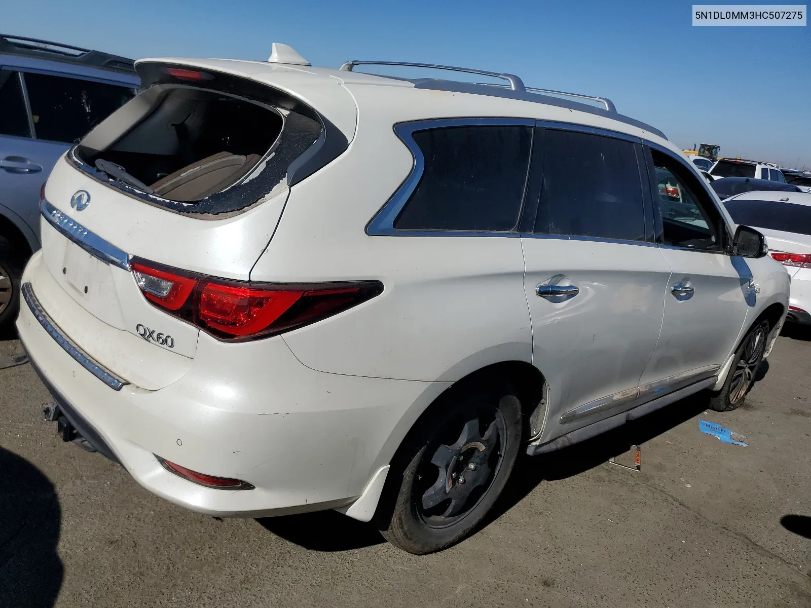 2017 Infiniti Qx60 VIN: 5N1DL0MM3HC507275 Lot: 66567814