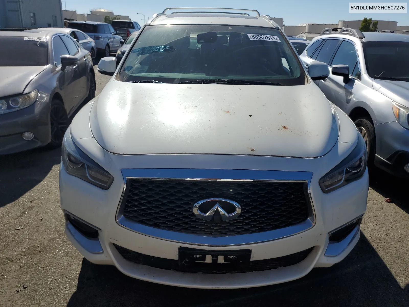 2017 Infiniti Qx60 VIN: 5N1DL0MM3HC507275 Lot: 66567814