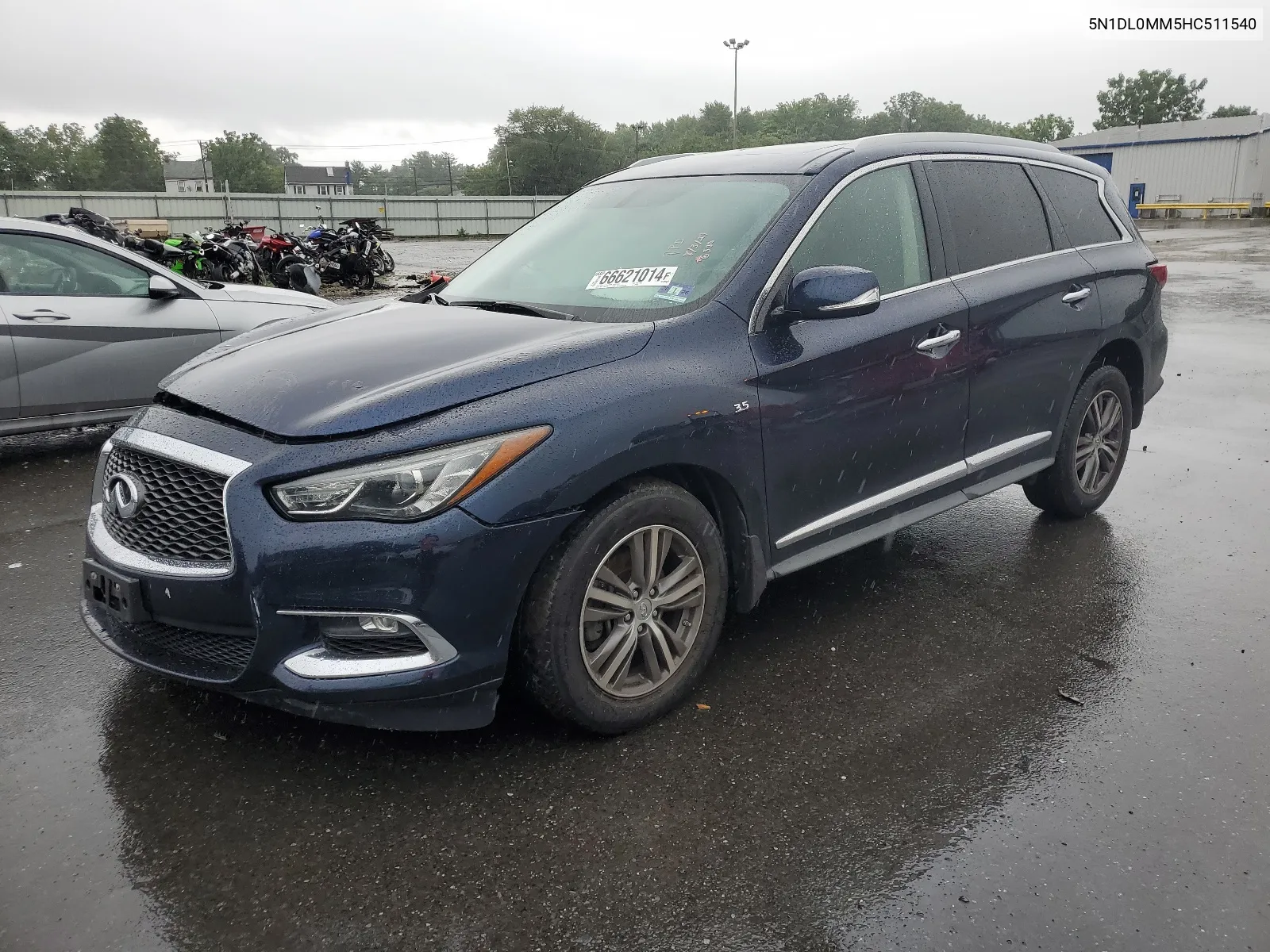 2017 Infiniti Qx60 VIN: 5N1DL0MM5HC511540 Lot: 66621014