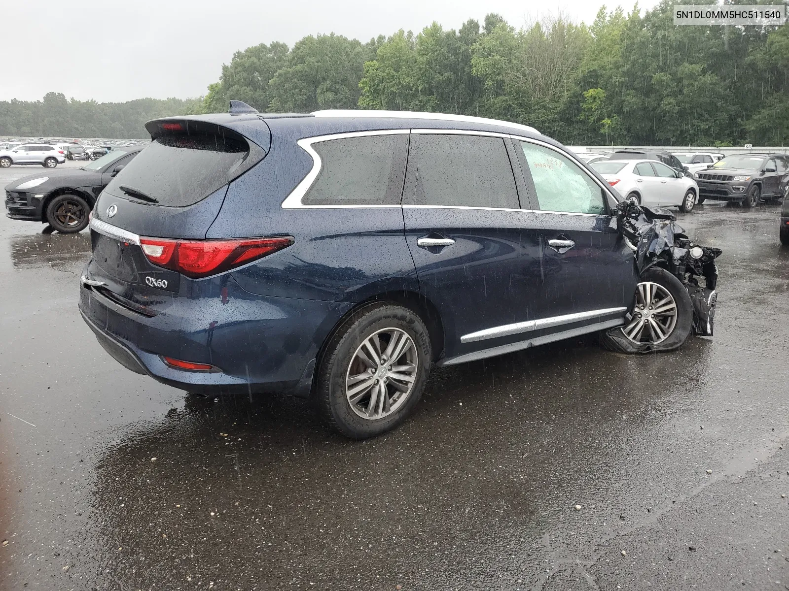 2017 Infiniti Qx60 VIN: 5N1DL0MM5HC511540 Lot: 66621014