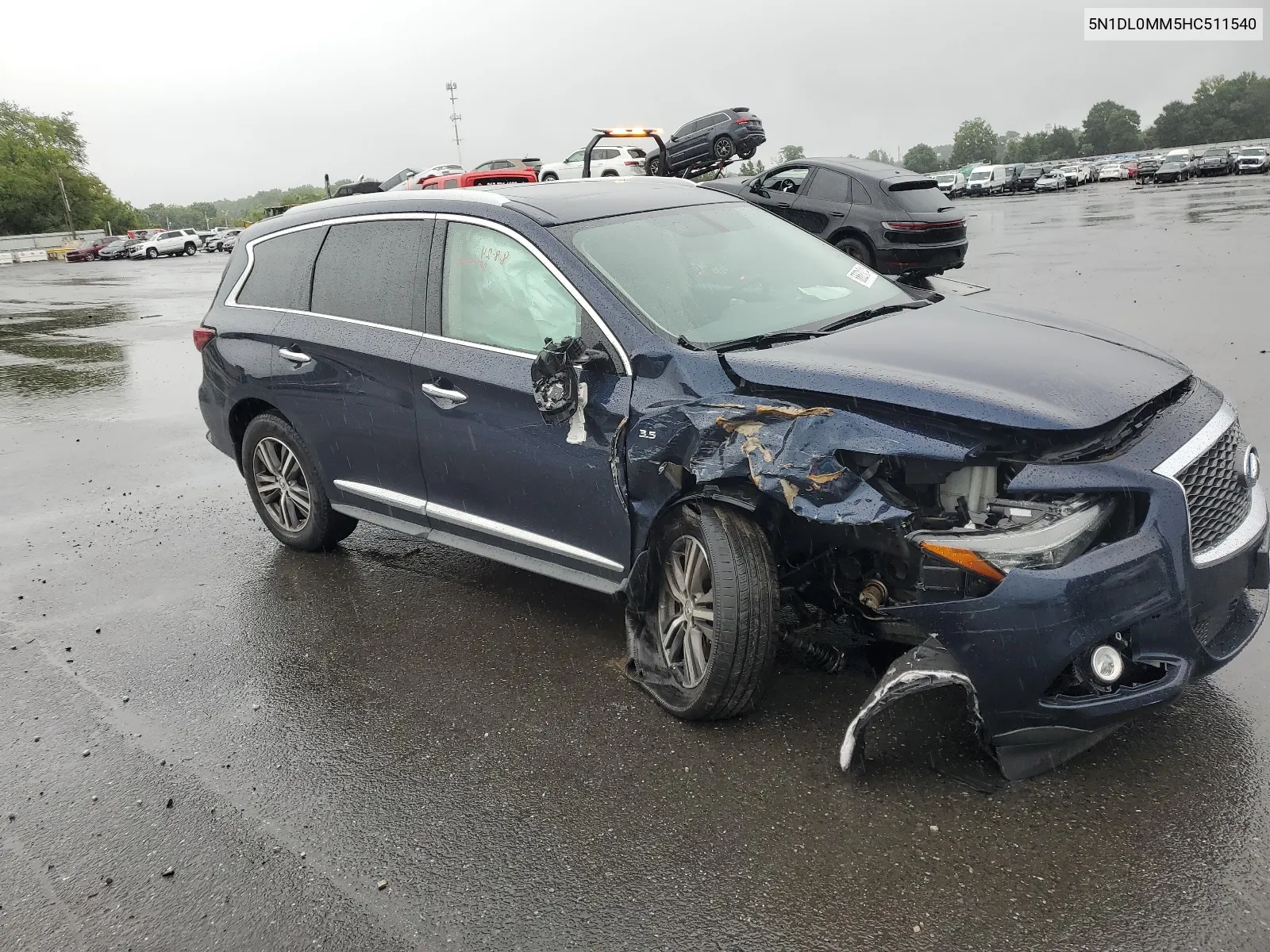 2017 Infiniti Qx60 VIN: 5N1DL0MM5HC511540 Lot: 66621014