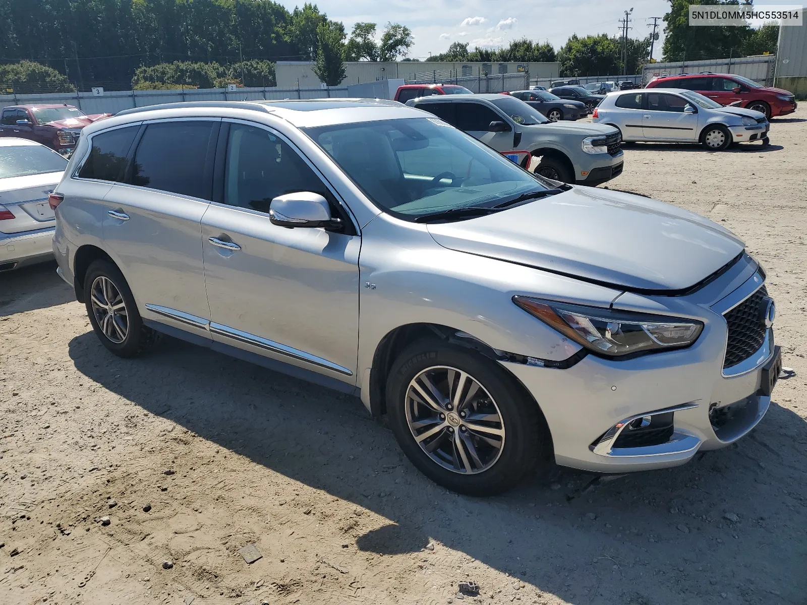 2017 Infiniti Qx60 VIN: 5N1DL0MM5HC553514 Lot: 66666864