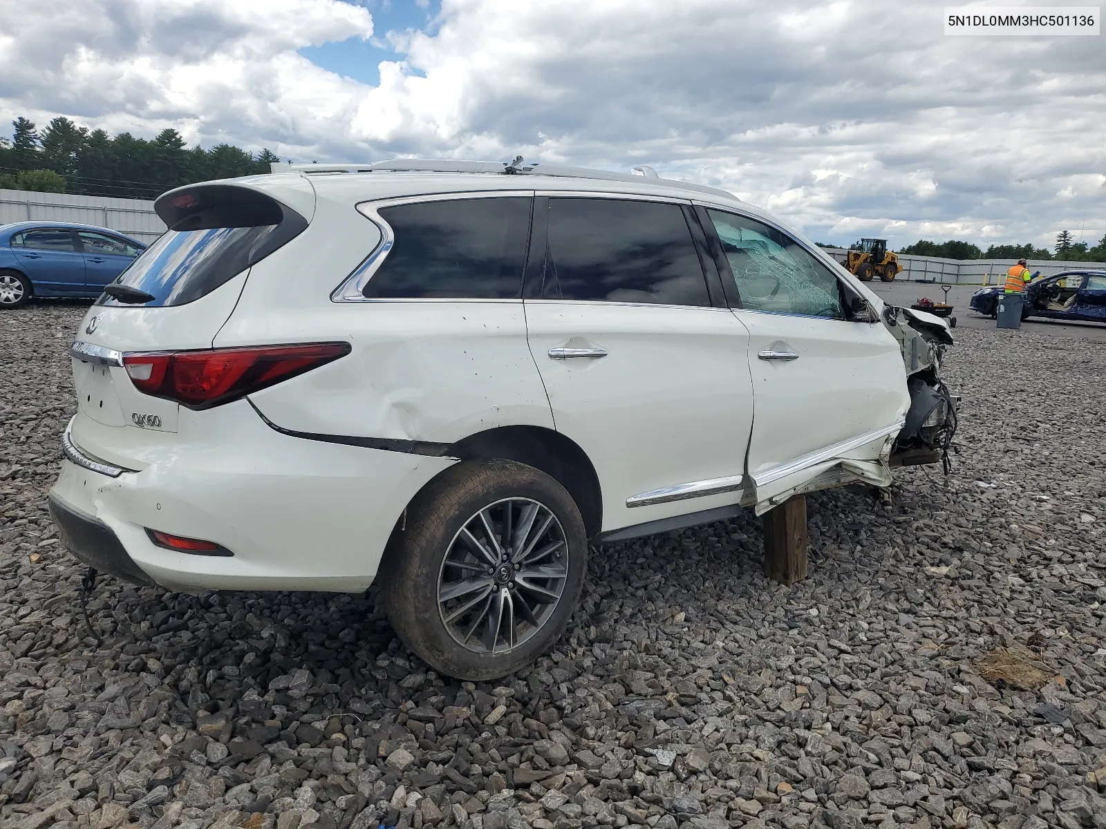 2017 Infiniti Qx60 VIN: 5N1DL0MM3HC501136 Lot: 66761004