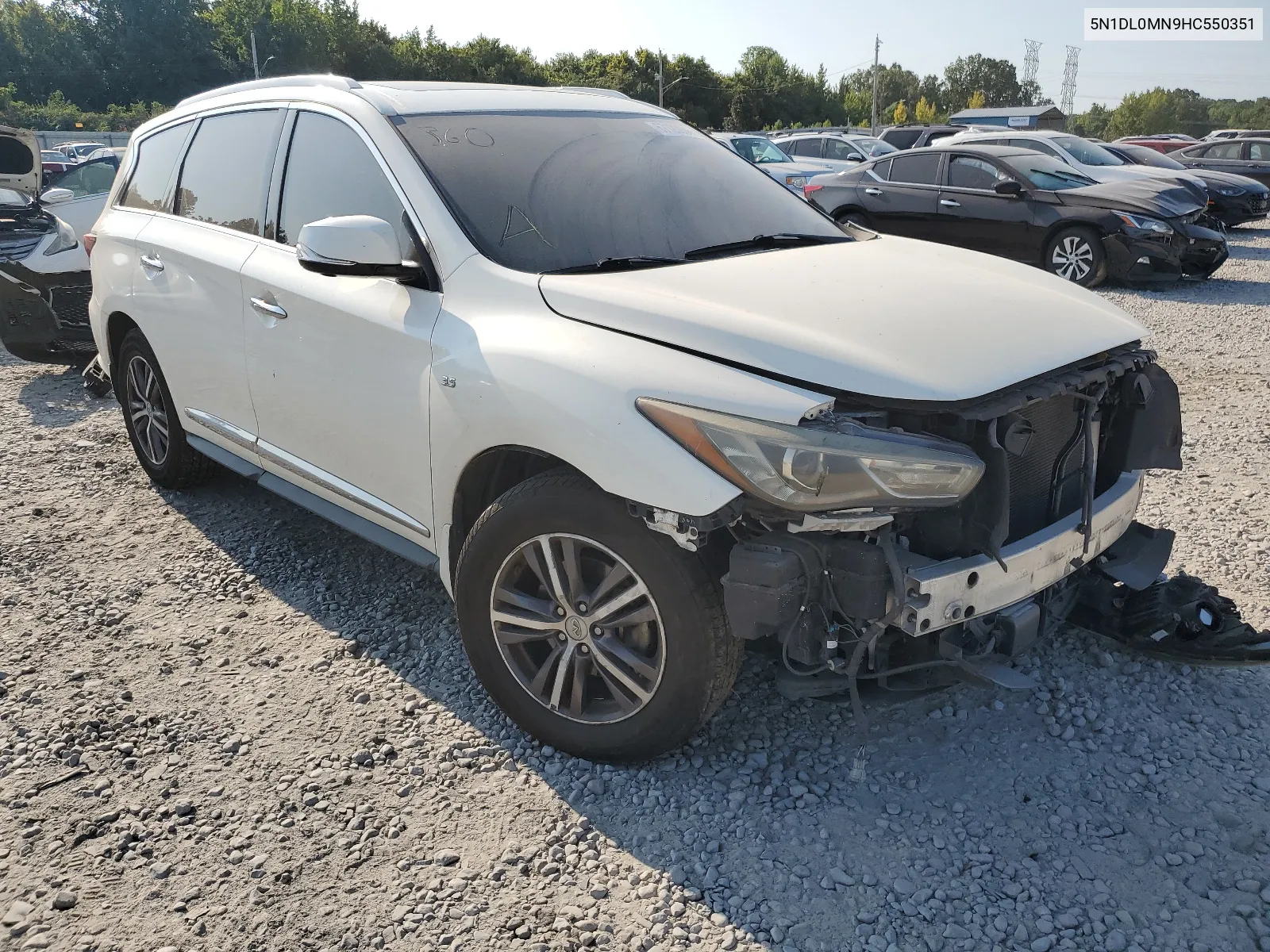 2017 Infiniti Qx60 VIN: 5N1DL0MN9HC550351 Lot: 67123694