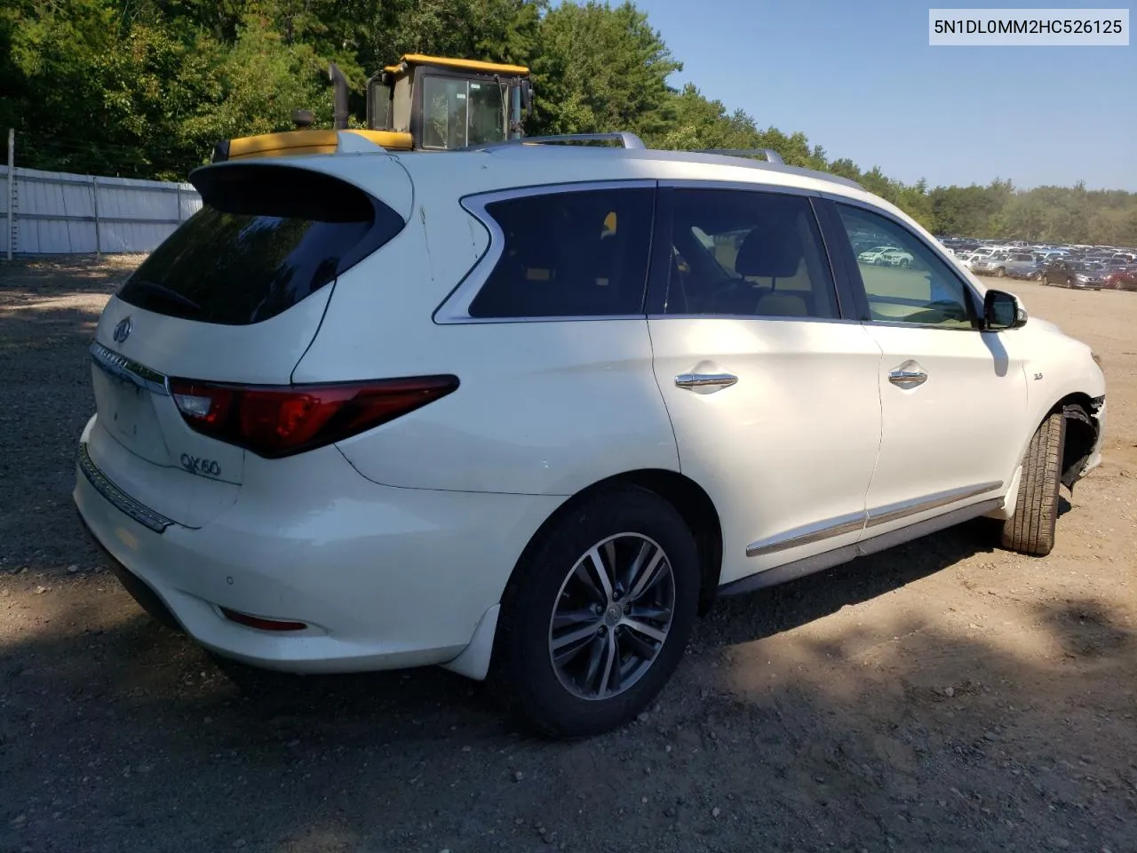 2017 Infiniti Qx60 VIN: 5N1DL0MM2HC526125 Lot: 67947894