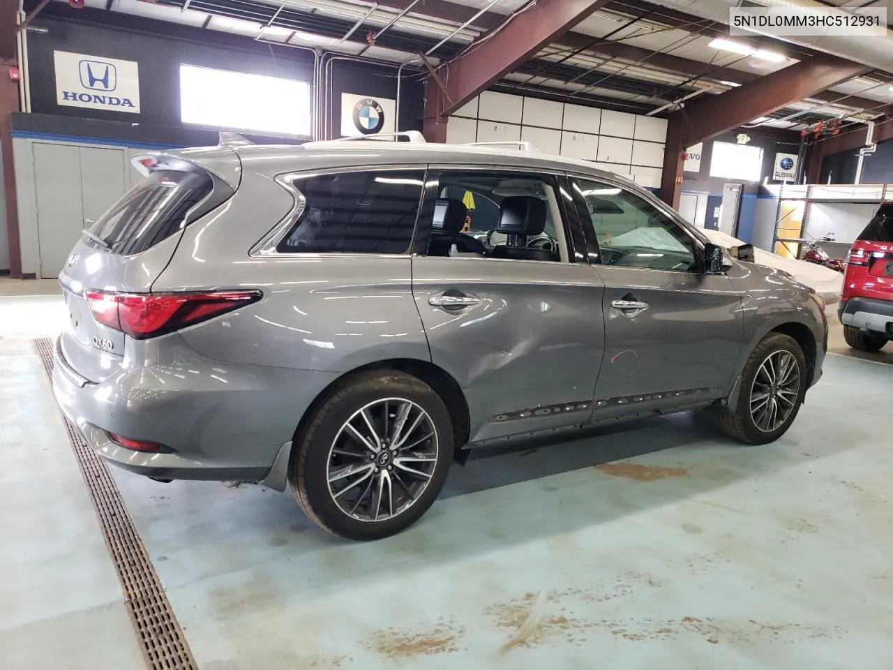 2017 Infiniti Qx60 VIN: 5N1DL0MM3HC512931 Lot: 68068424