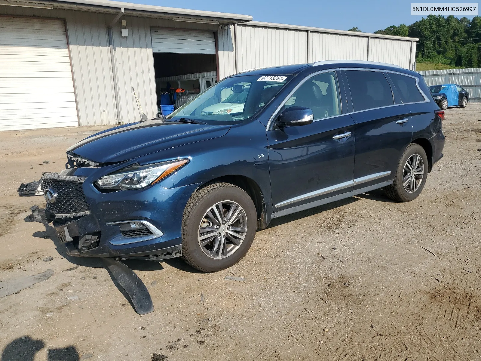 2017 Infiniti Qx60 VIN: 5N1DL0MM4HC526997 Lot: 68115364