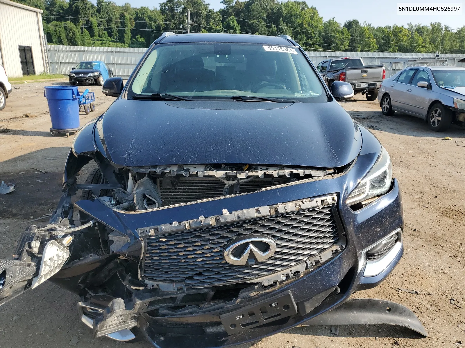 2017 Infiniti Qx60 VIN: 5N1DL0MM4HC526997 Lot: 68115364