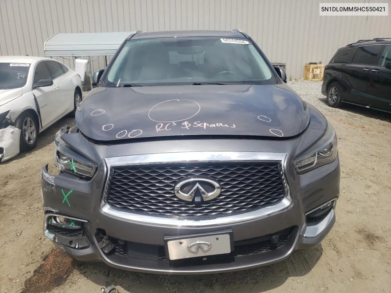 2017 Infiniti Qx60 VIN: 5N1DL0MM5HC550421 Lot: 68244554