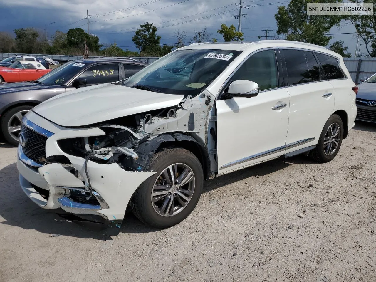 2017 Infiniti Qx60 VIN: 5N1DL0MM1HC502236 Lot: 68500384