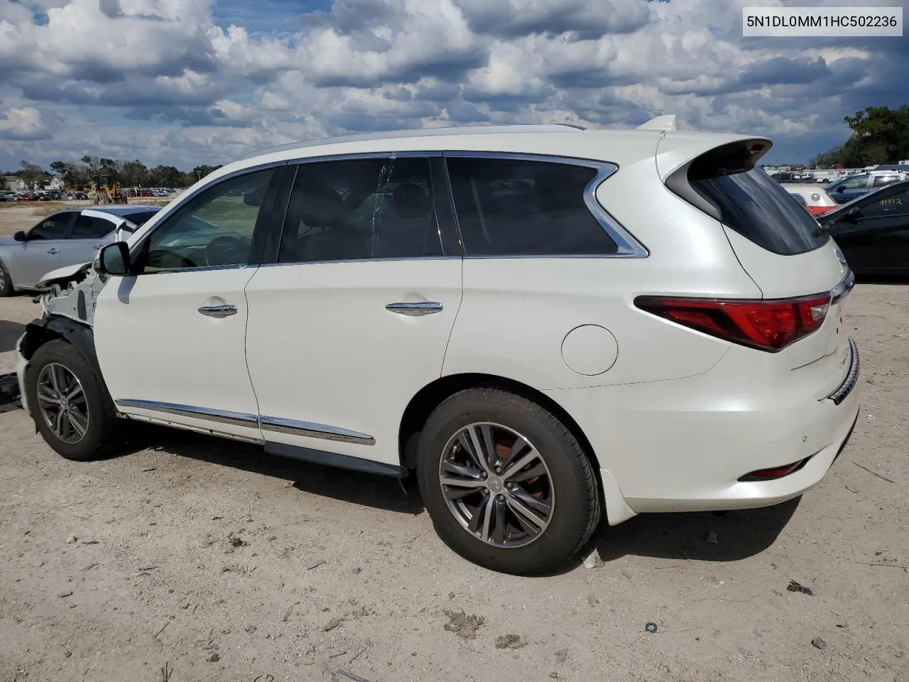 2017 Infiniti Qx60 VIN: 5N1DL0MM1HC502236 Lot: 68500384