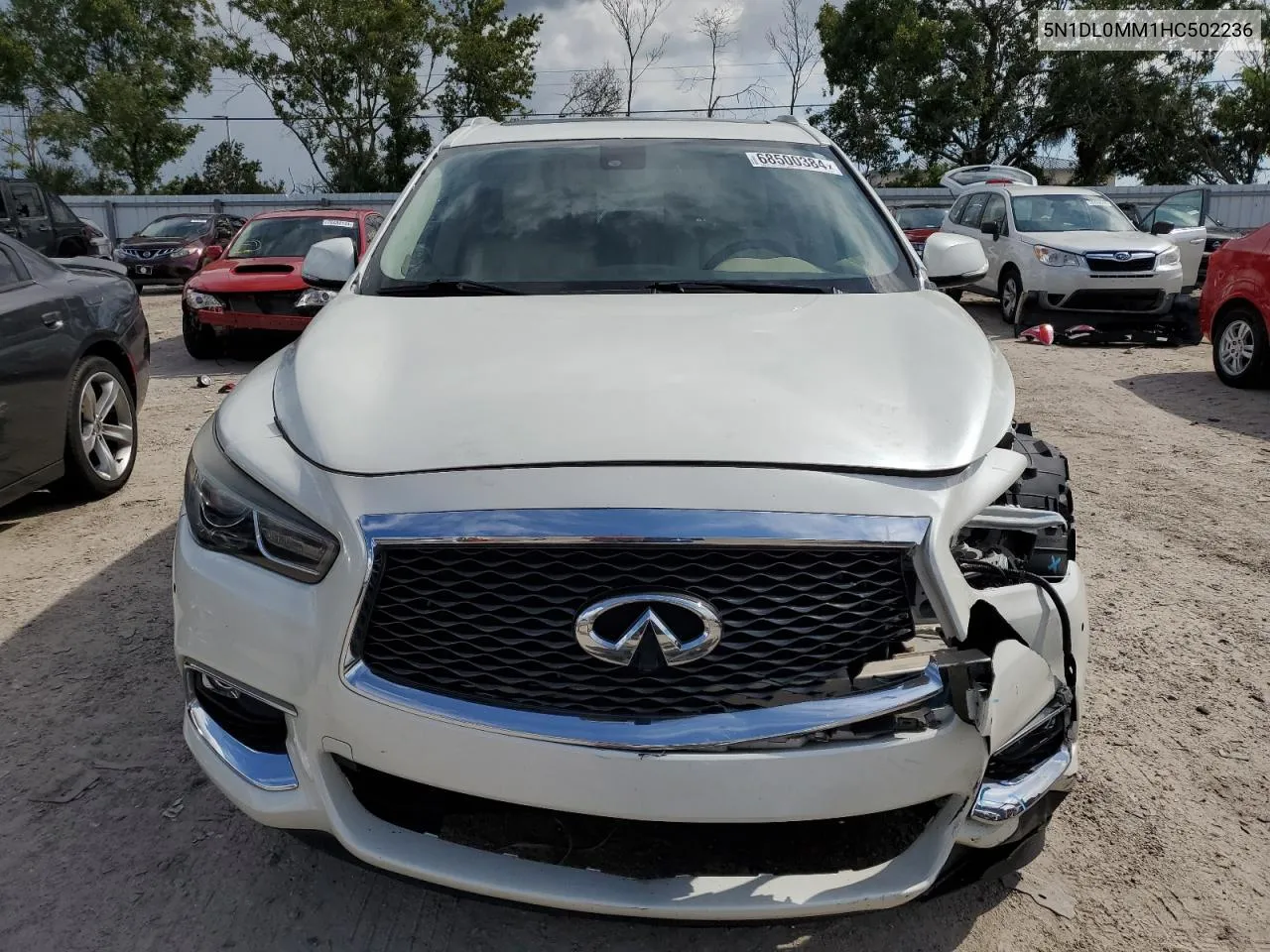 2017 Infiniti Qx60 VIN: 5N1DL0MM1HC502236 Lot: 68500384