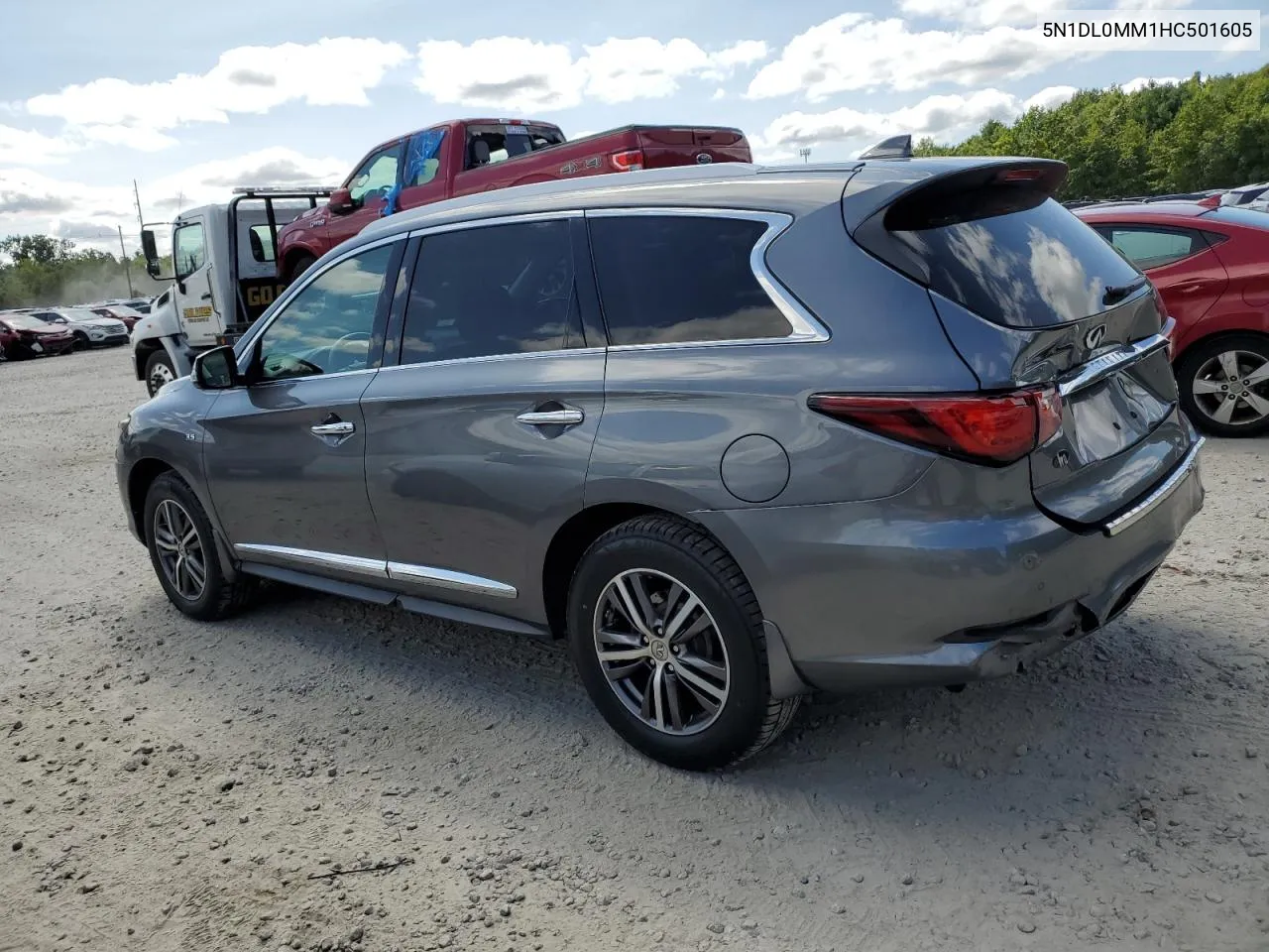 2017 Infiniti Qx60 VIN: 5N1DL0MM1HC501605 Lot: 68764674