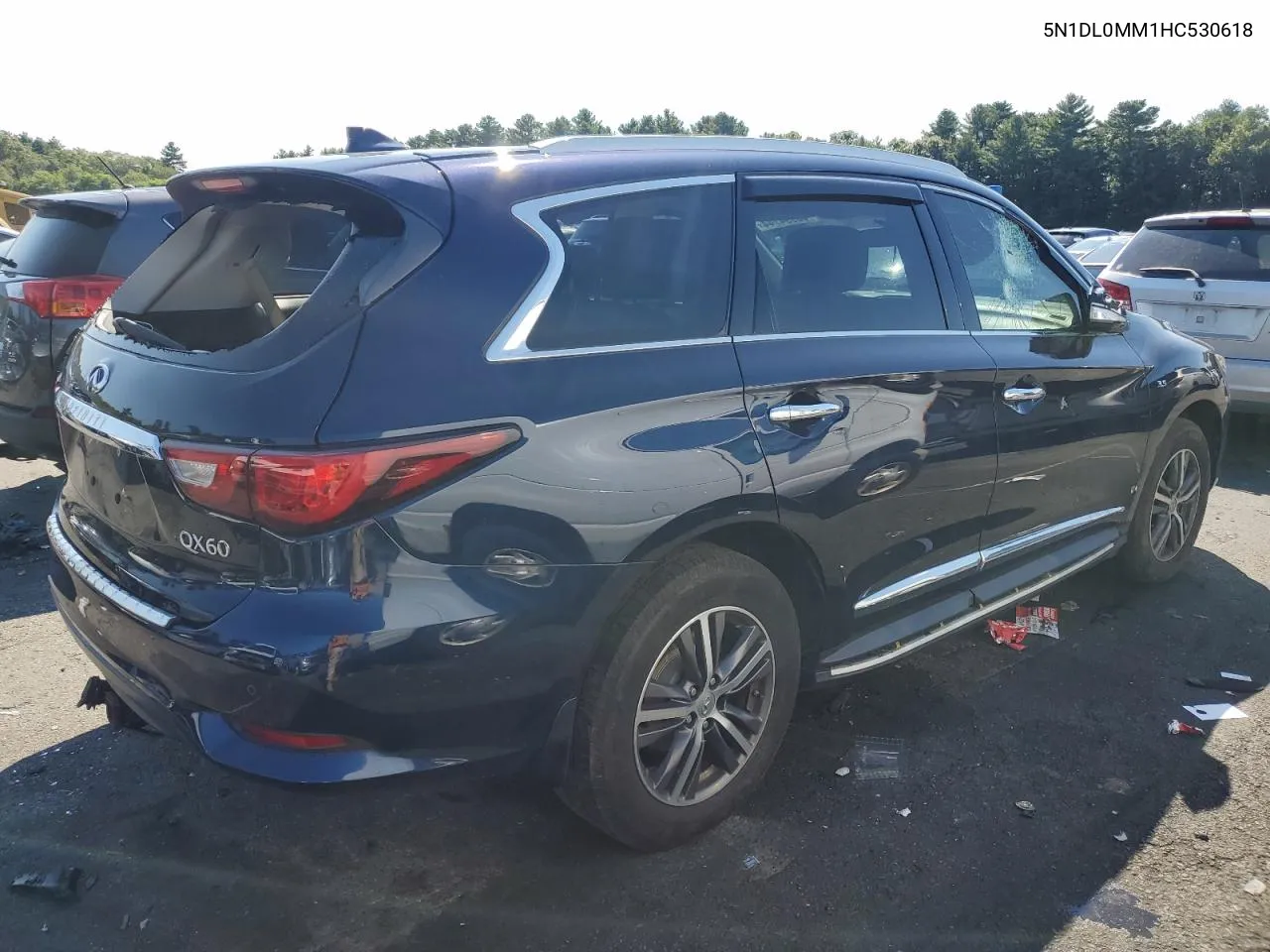 2017 Infiniti Qx60 VIN: 5N1DL0MM1HC530618 Lot: 68994744