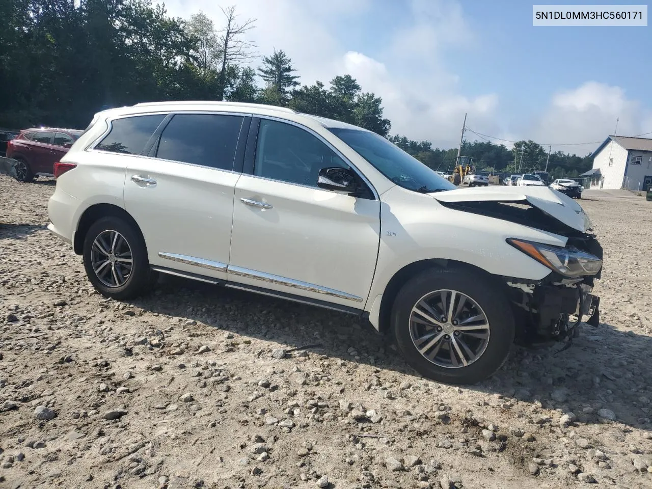 2017 Infiniti Qx60 VIN: 5N1DL0MM3HC560171 Lot: 69181554