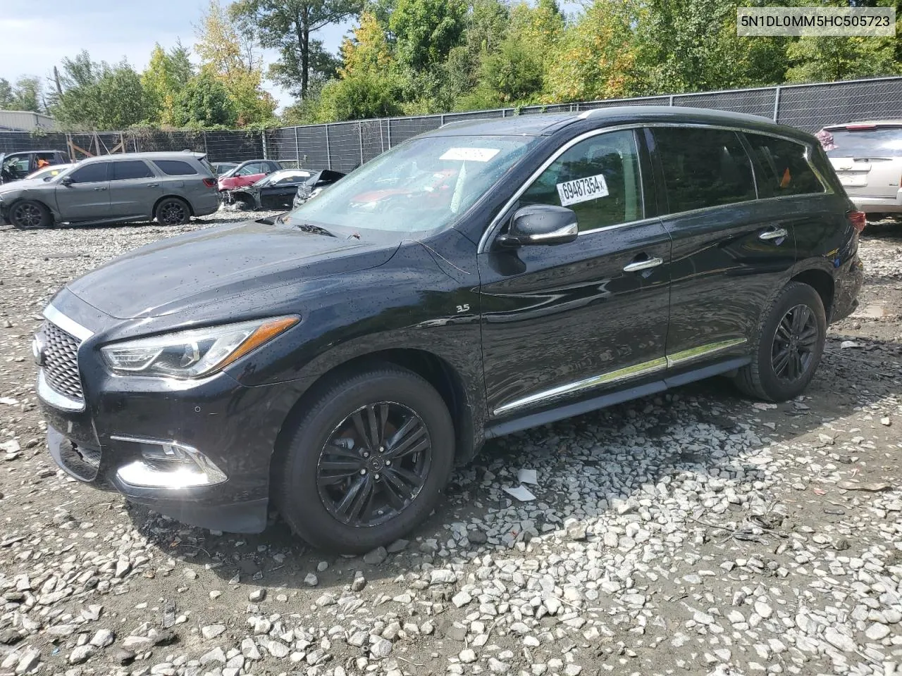 2017 Infiniti Qx60 VIN: 5N1DL0MM5HC505723 Lot: 69487354