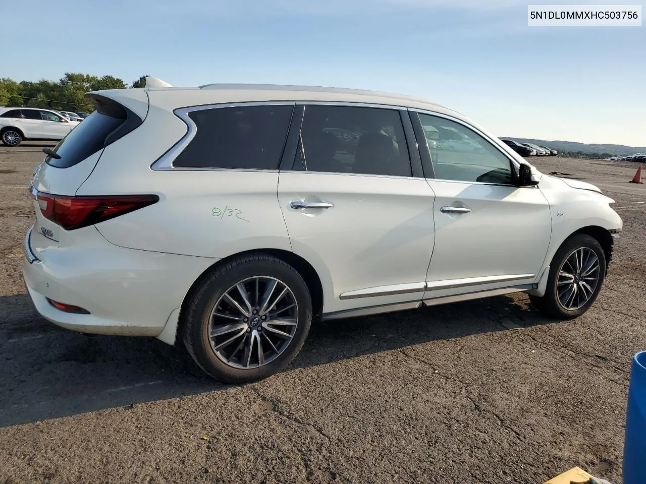 2017 Infiniti Qx60 VIN: 5N1DL0MMXHC503756 Lot: 69657564