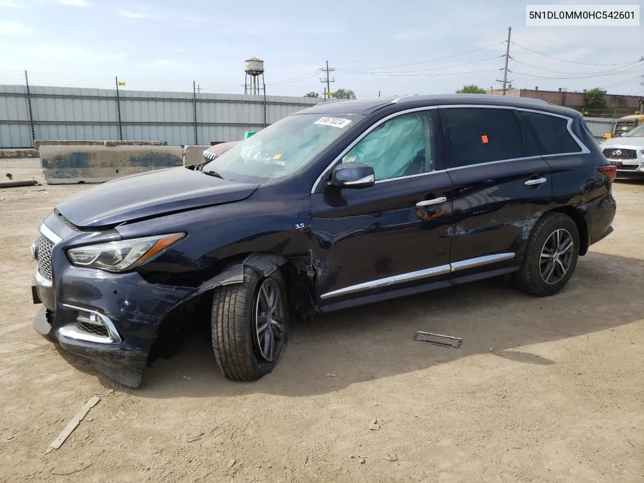 2017 Infiniti Qx60 VIN: 5N1DL0MM0HC542601 Lot: 69670024