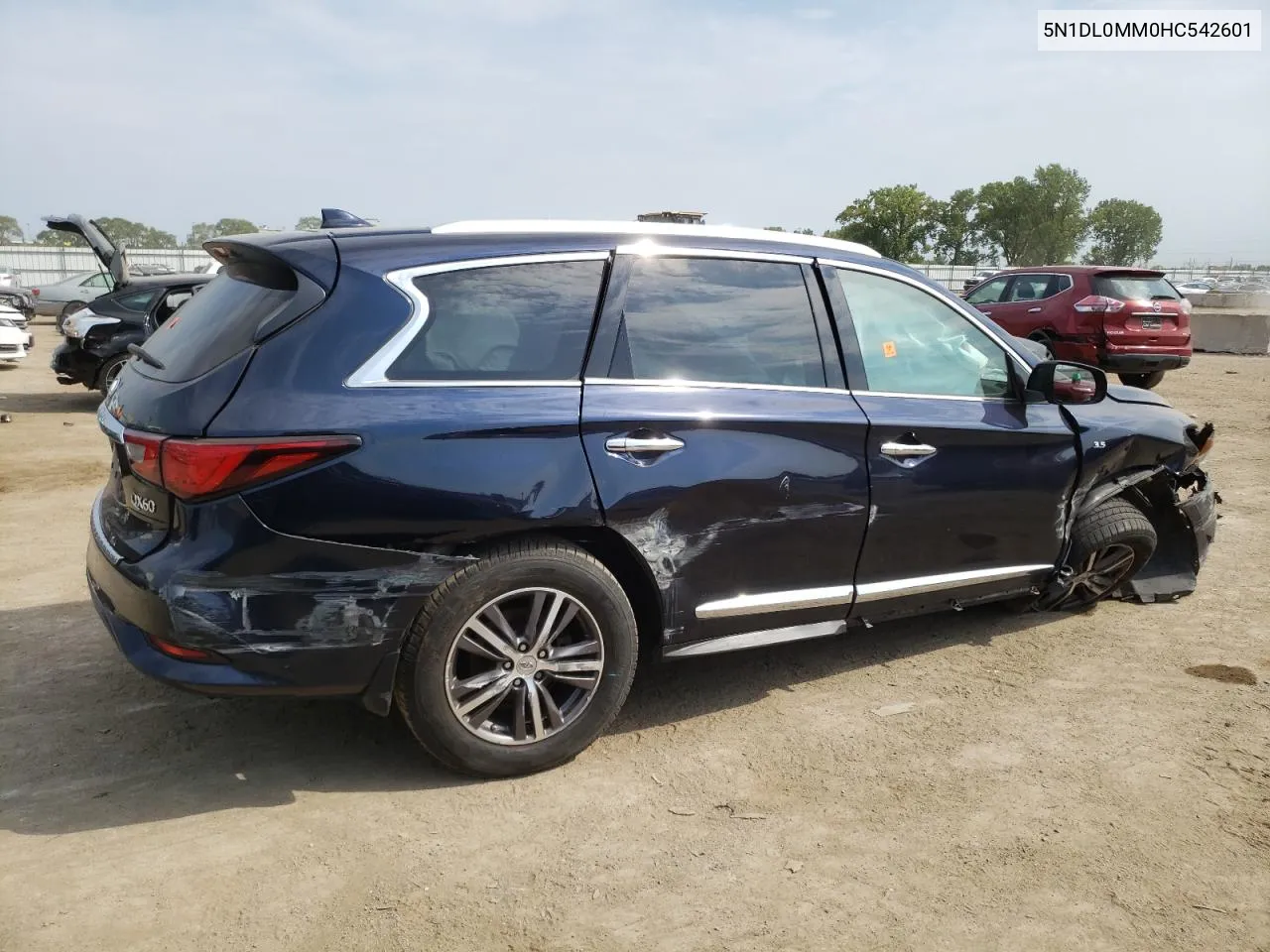 2017 Infiniti Qx60 VIN: 5N1DL0MM0HC542601 Lot: 69670024