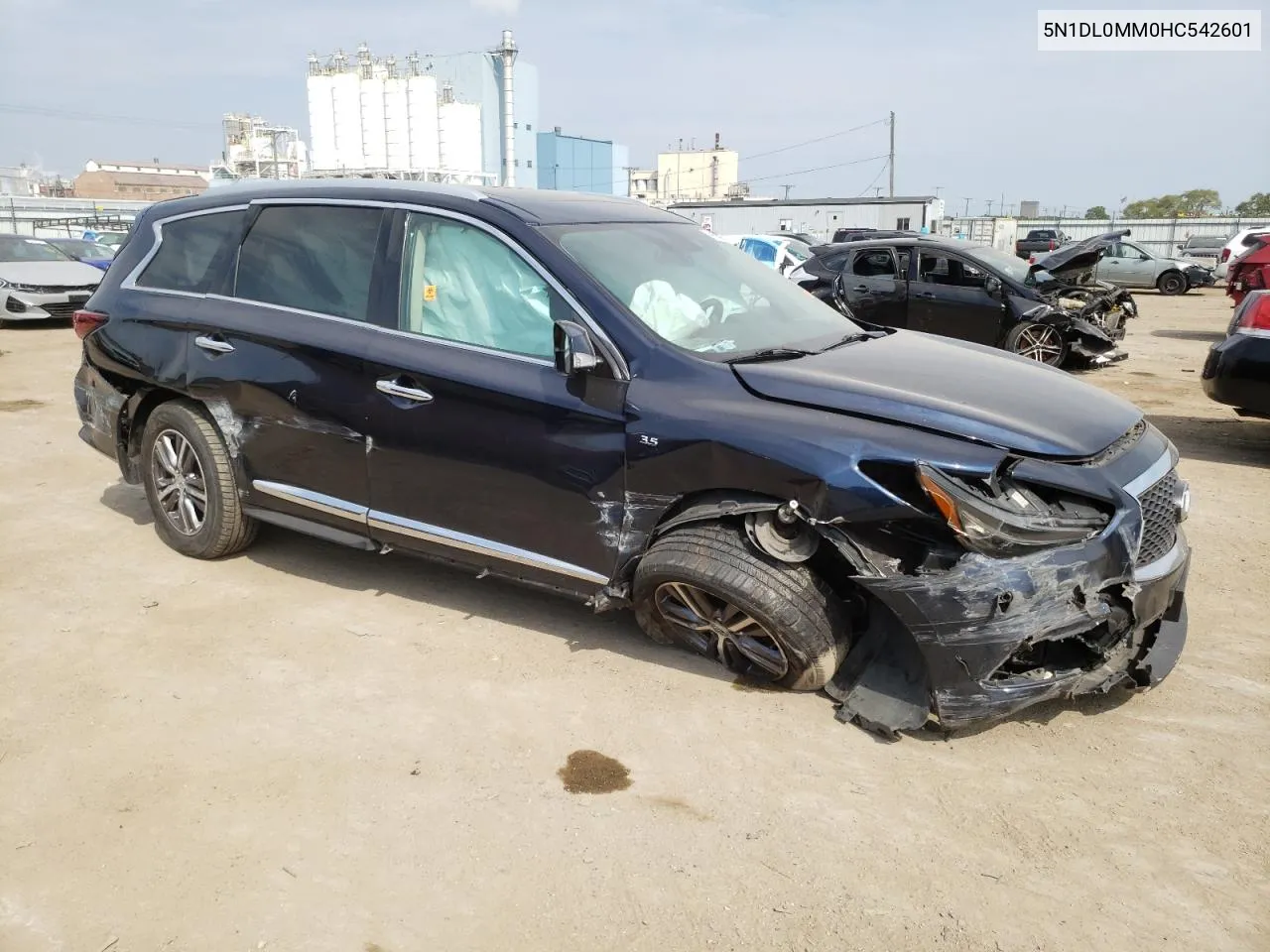 2017 Infiniti Qx60 VIN: 5N1DL0MM0HC542601 Lot: 69670024