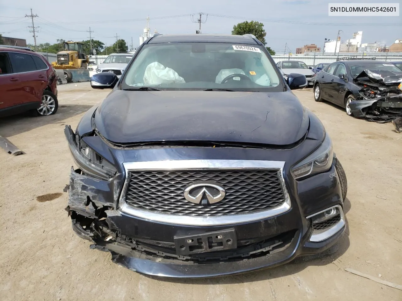 2017 Infiniti Qx60 VIN: 5N1DL0MM0HC542601 Lot: 69670024