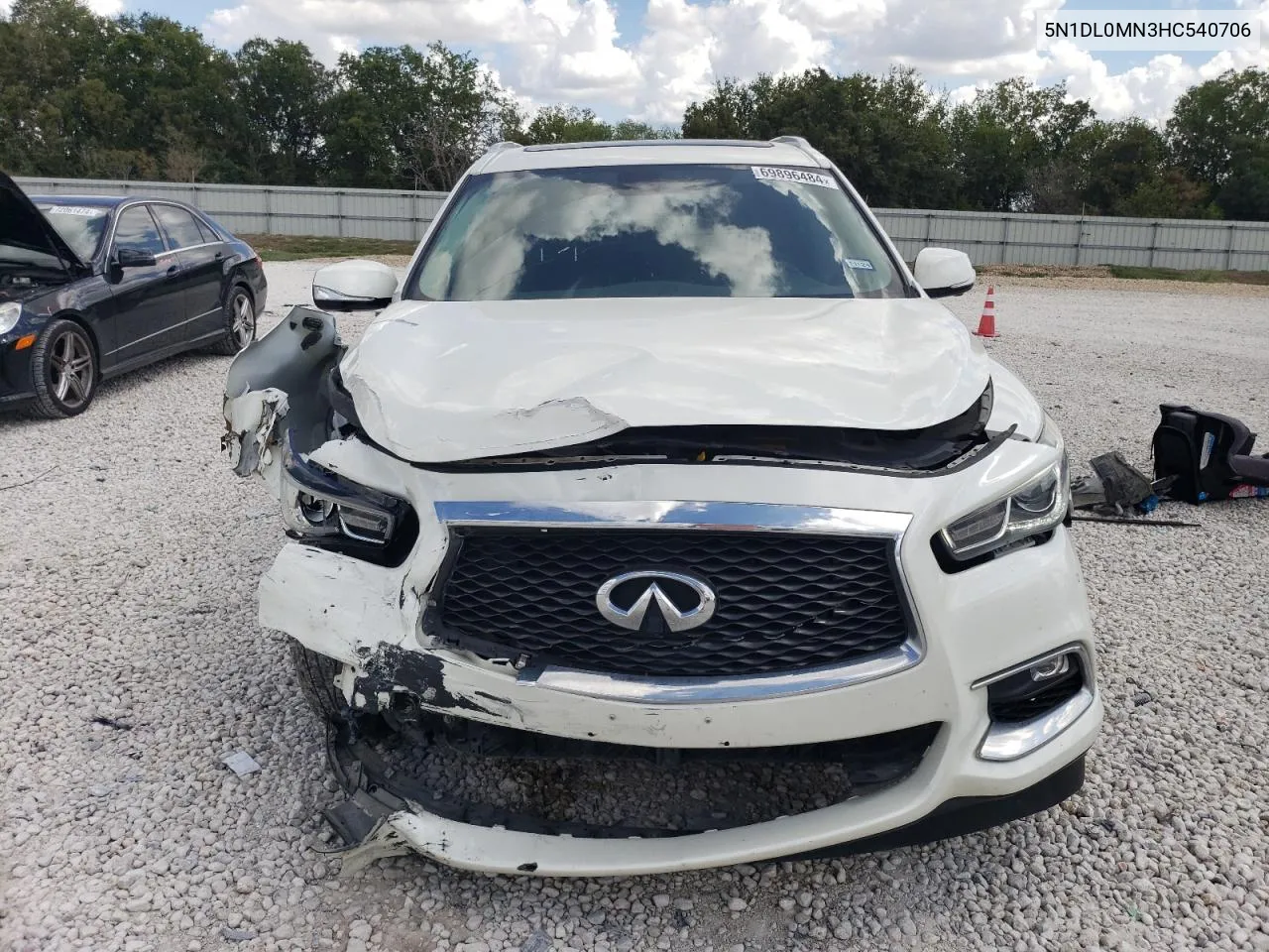 2017 Infiniti Qx60 VIN: 5N1DL0MN3HC540706 Lot: 69896484