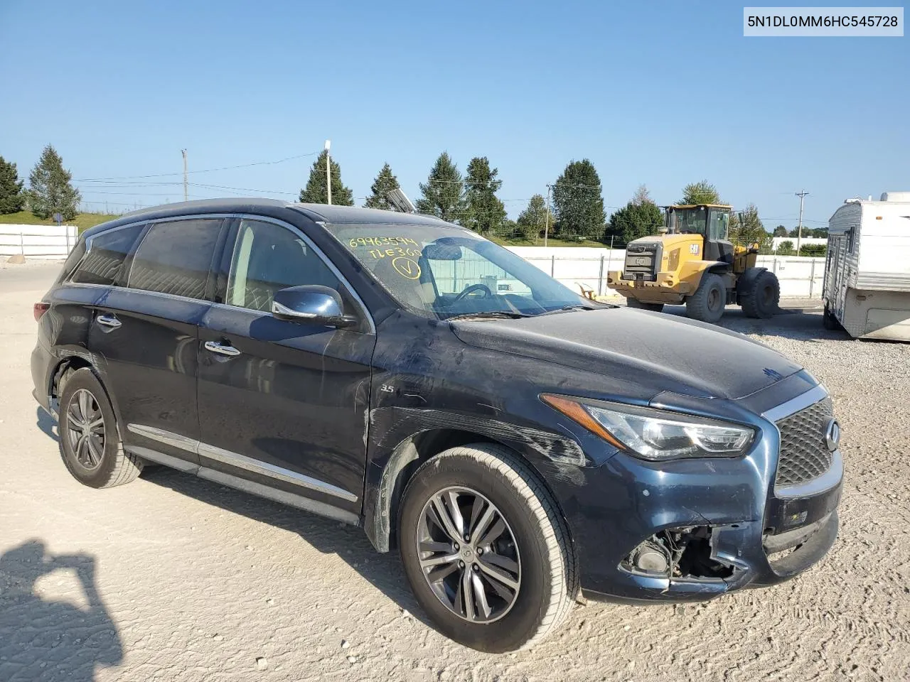 2017 Infiniti Qx60 VIN: 5N1DL0MM6HC545728 Lot: 69963594