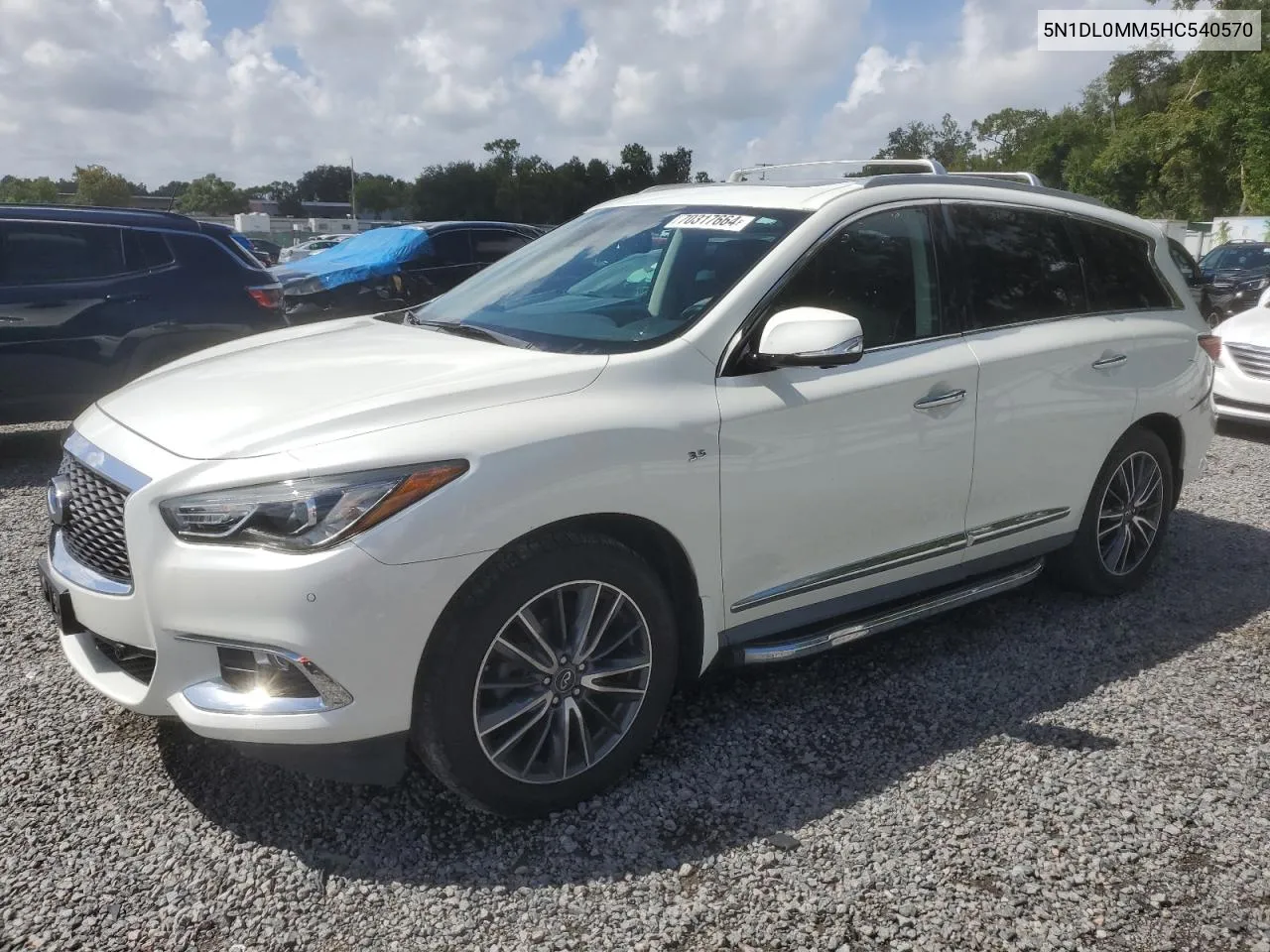 2017 Infiniti Qx60 VIN: 5N1DL0MM5HC540570 Lot: 70317664