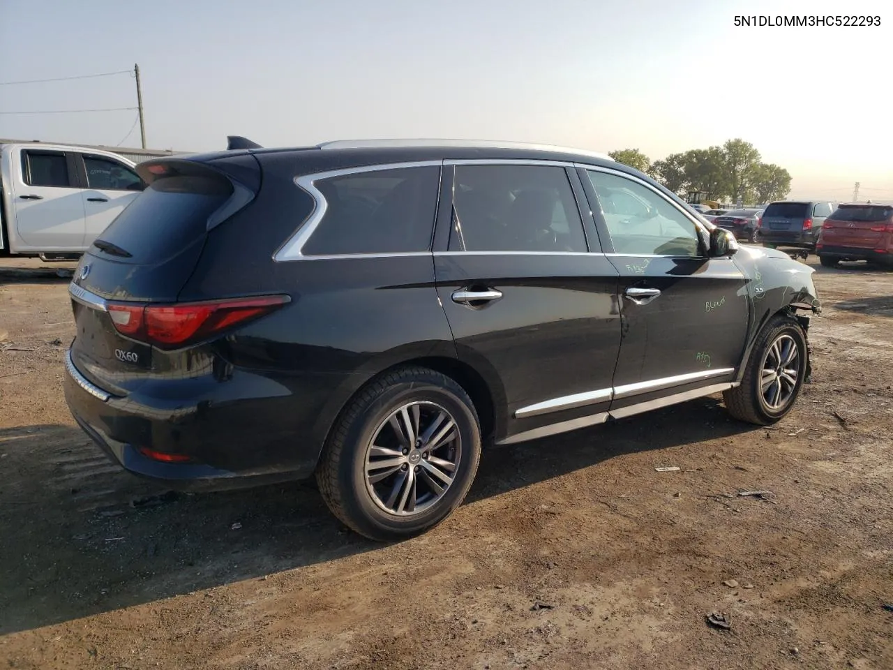 2017 Infiniti Qx60 VIN: 5N1DL0MM3HC522293 Lot: 70440064